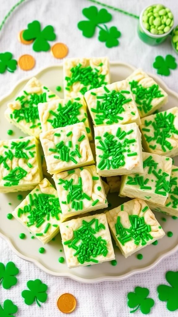 St. Patrick's Day Marshmallow Rice Treats