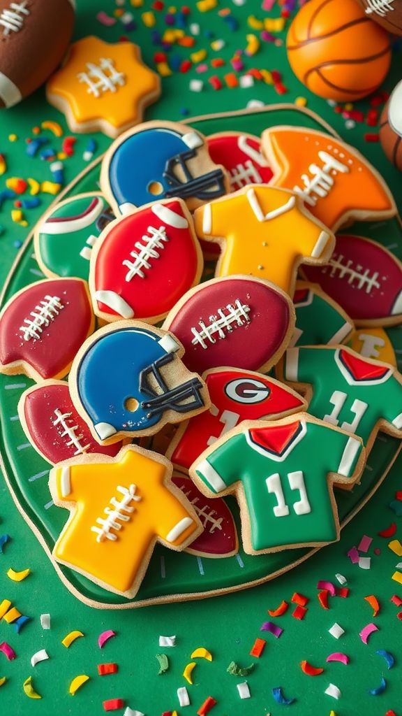 super bowl cookies that are almost too cute to eat