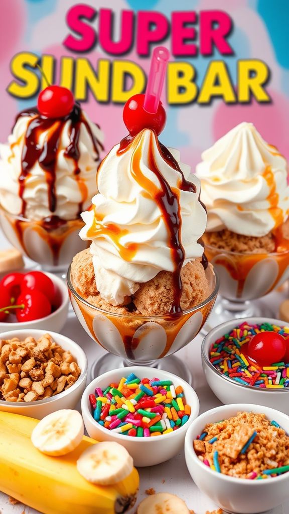 Super Sundae Ice Cream Bar  