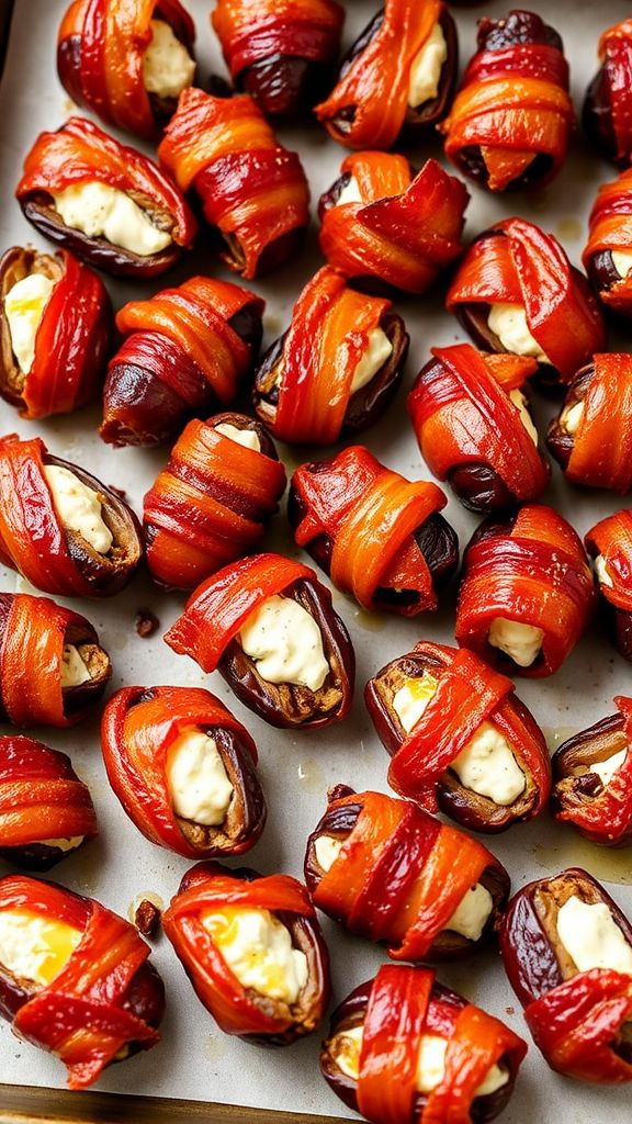 Sweet and Savory Bacon-Wrapped Dates  