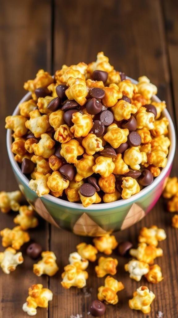 Sweet and Savory Popcorn Mix  