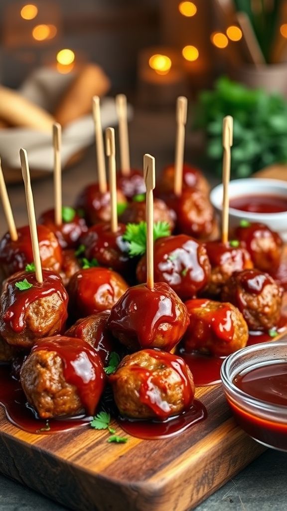 Sweet and Smoky BBQ Meatballs