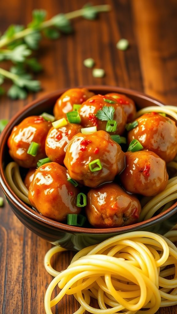 Sweet and Sour Thai Keto Meatballs