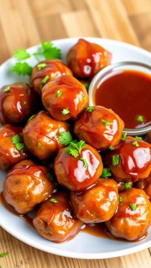 Sweet and Spicy BBQ Meatballs