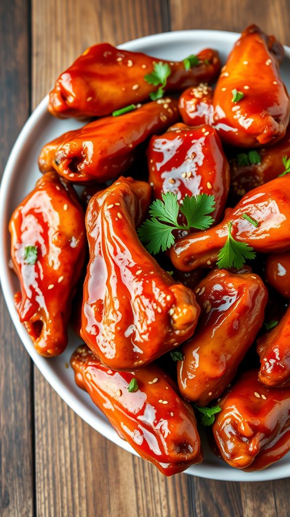 Sweet and Spicy Chicken Wings