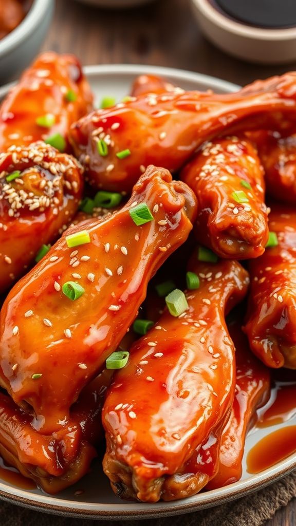 Sweet and Spicy Chicken Wings  