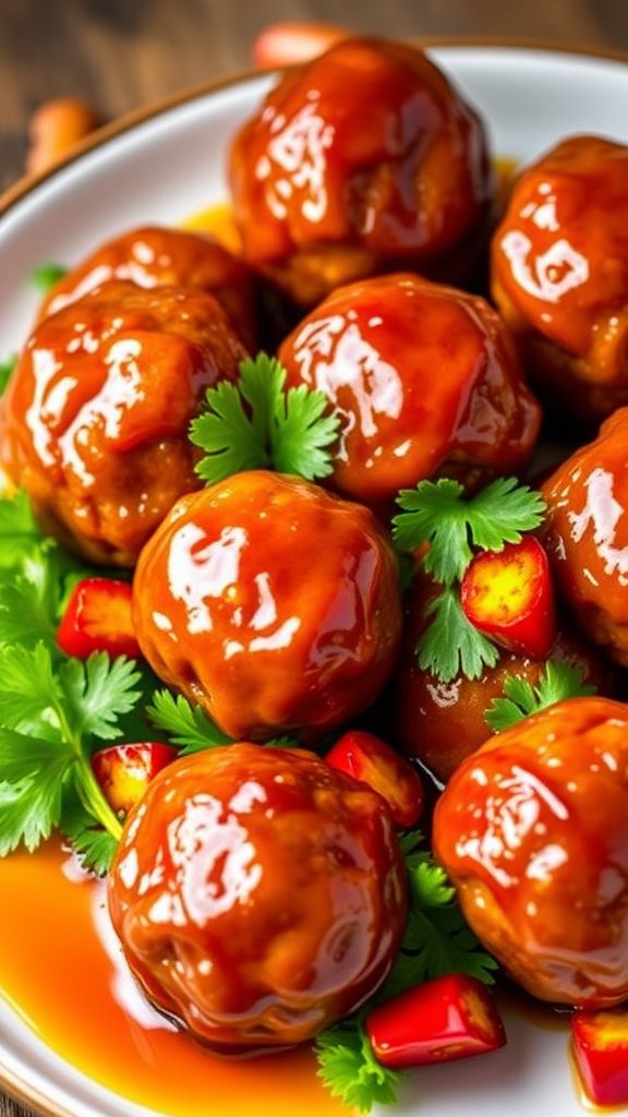 Sweet and Spicy Meatballs