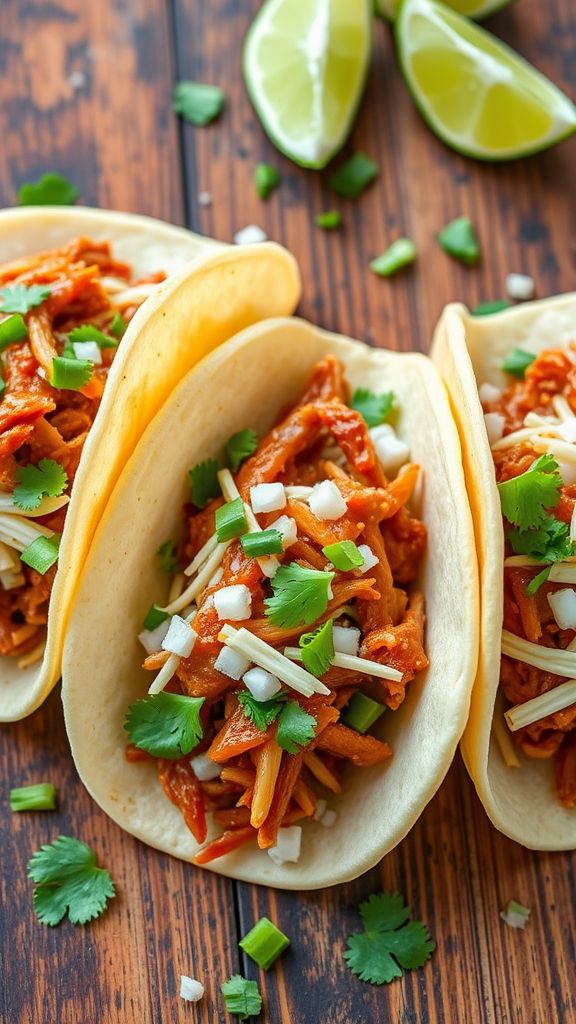 Sweet and Spicy Pulled Pork Tacos