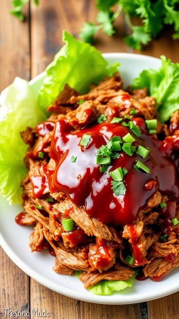 Sweet and Tangy Keto Pulled Pork  