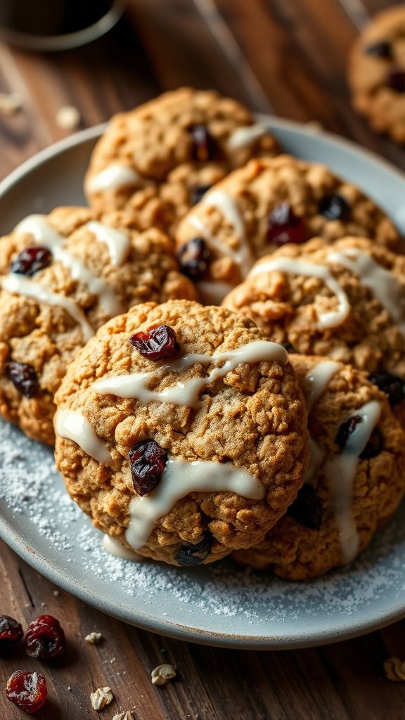 Sweet Guinness-Glazed Oatmeal Cookies  