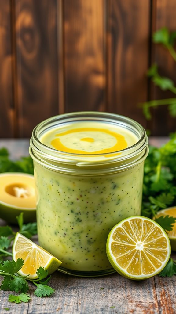 Tangy Avocado Cilantro Dressing  