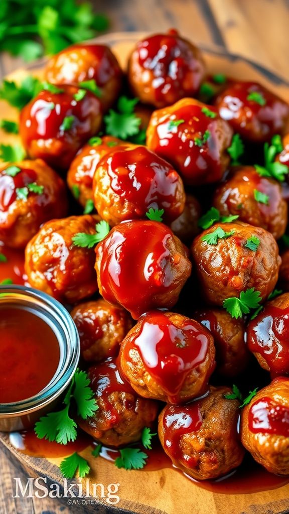 Tangy BBQ Meatballs