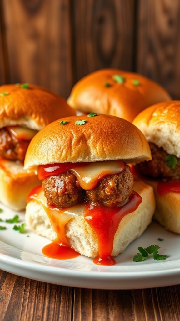 Tasty Meatball Sliders  