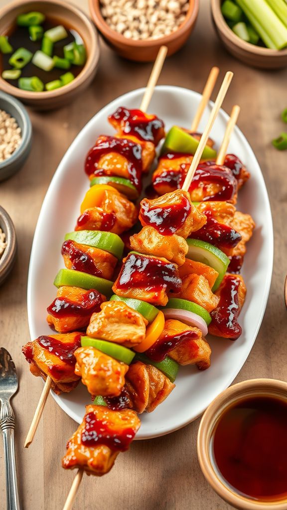 Teriyaki Chicken Skewers  