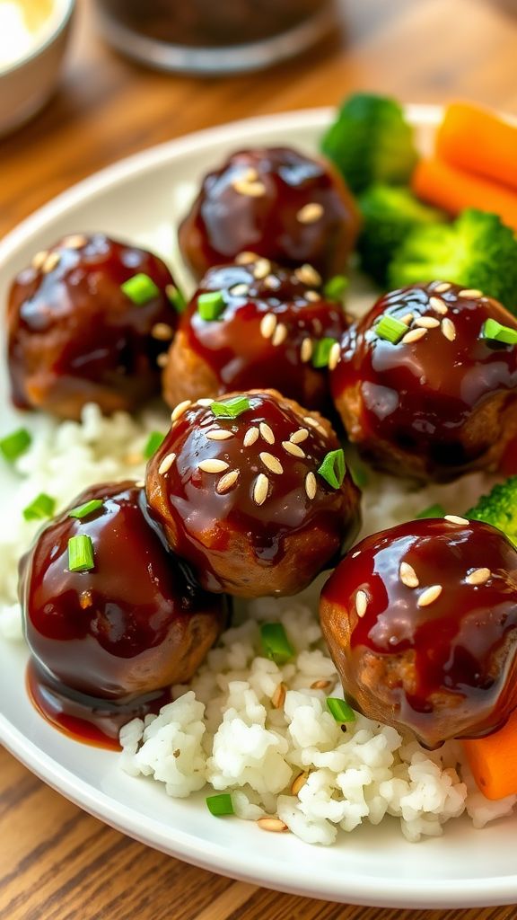 Teriyaki Turkey Meatballs