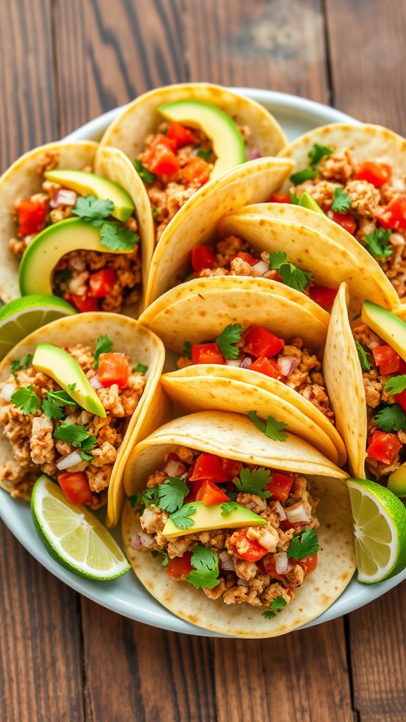 Tex-Mex Tuna Tacos  