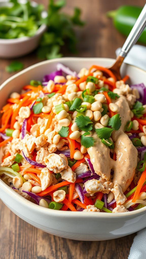 Thai Peanut Chicken Salad  