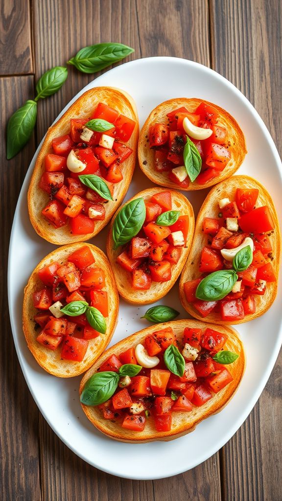 Tomato Basil Bruschetta