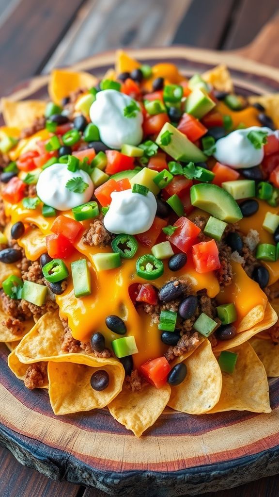 Touchdown Taco Nachos