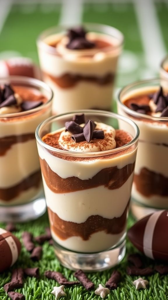 Touchdown Tiramisu Cups  