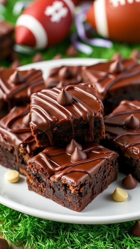 Touchdown Truffle Brownies  