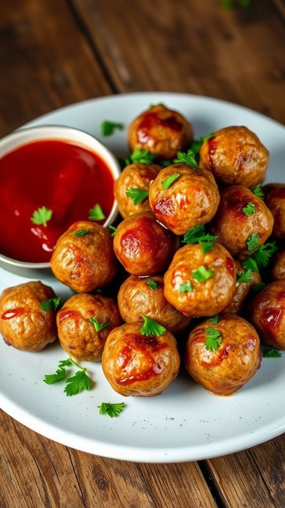 Touchdown Turkey Meatballs  