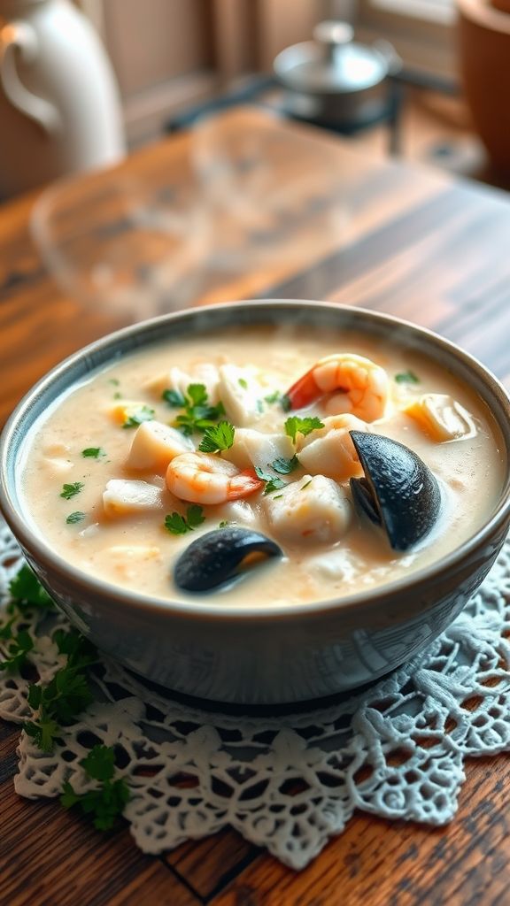 Traditional Irish Seafood Chowder  