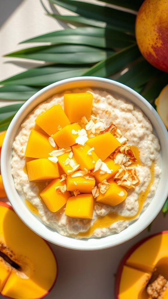 Tropical Mango Coconut Protein Oats  