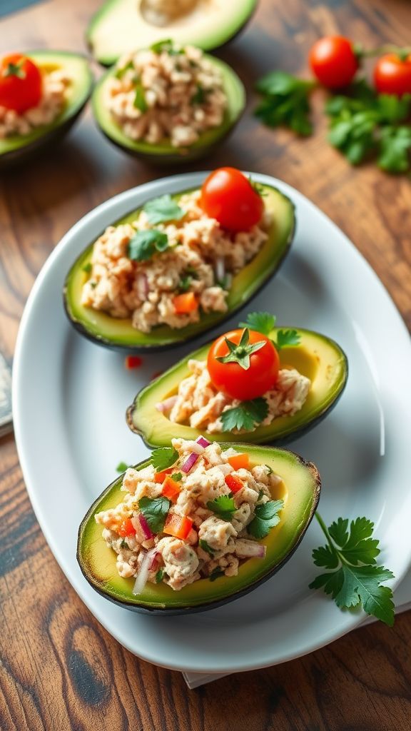 Tuna Avocado Boats