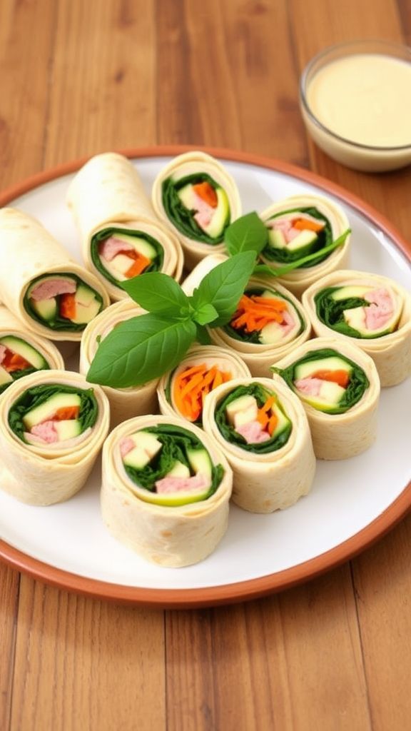 Turkey and Cheese Roll-Ups