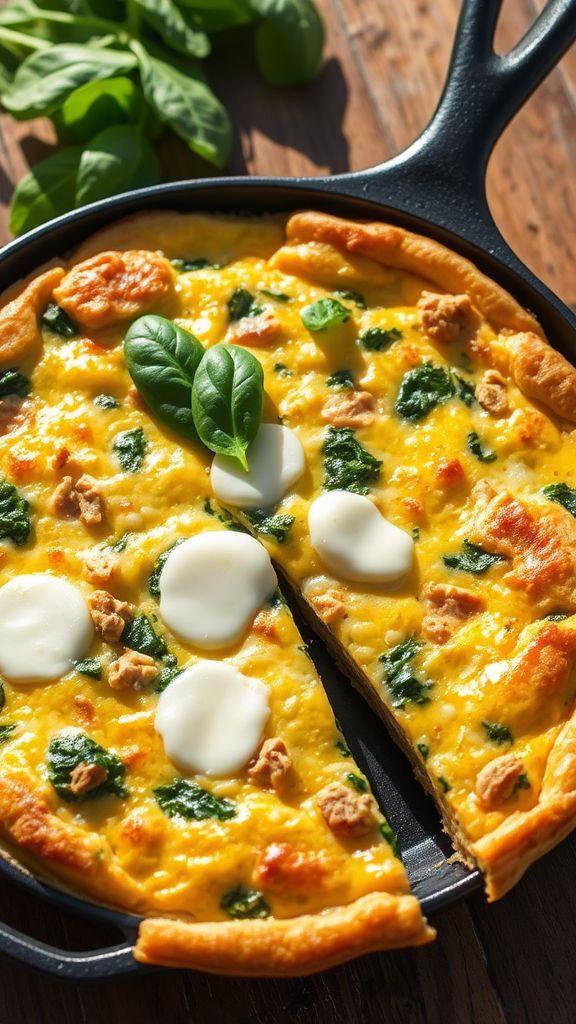 Turkey and Spinach Frittata  