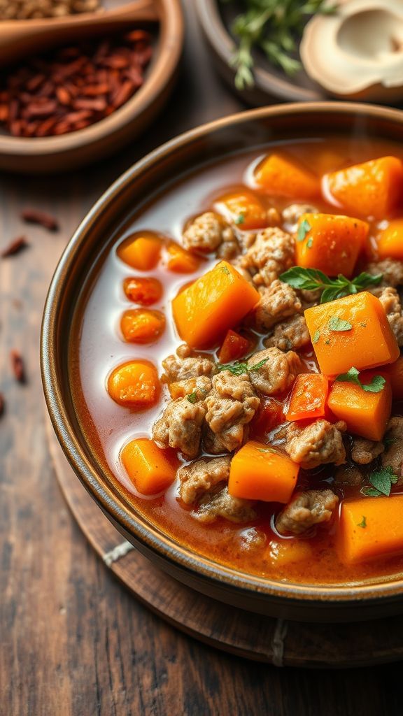 Turkey and Sweet Potato Stew