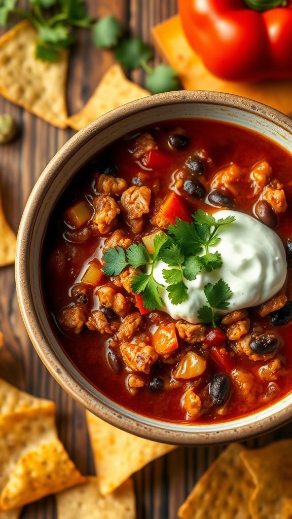 Turkey and Vegetable Chili  