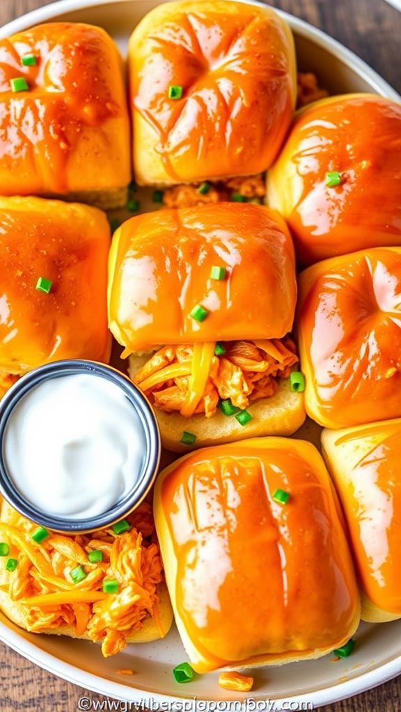 Ultimate Buffalo Chicken Sliders