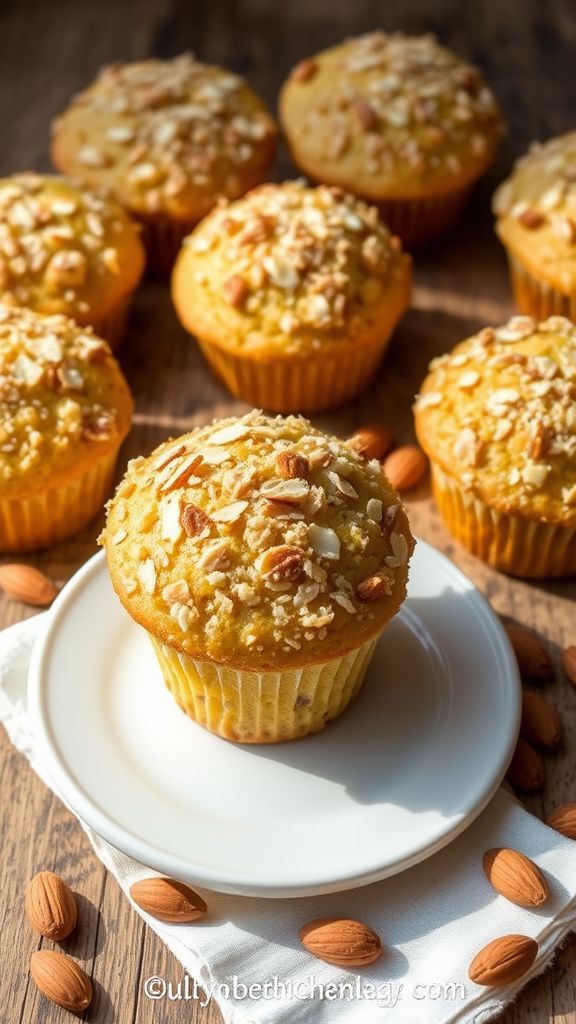 Vanilla Almond Crunch Muffins