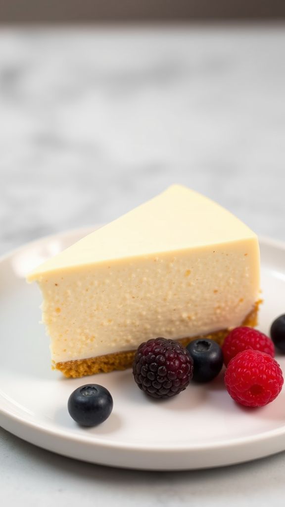 Vanilla Bean Keto Cheesecake  