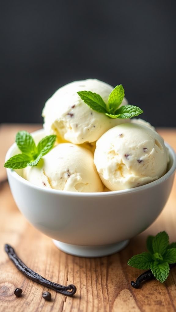 Vanilla Bean Keto Ice Cream  