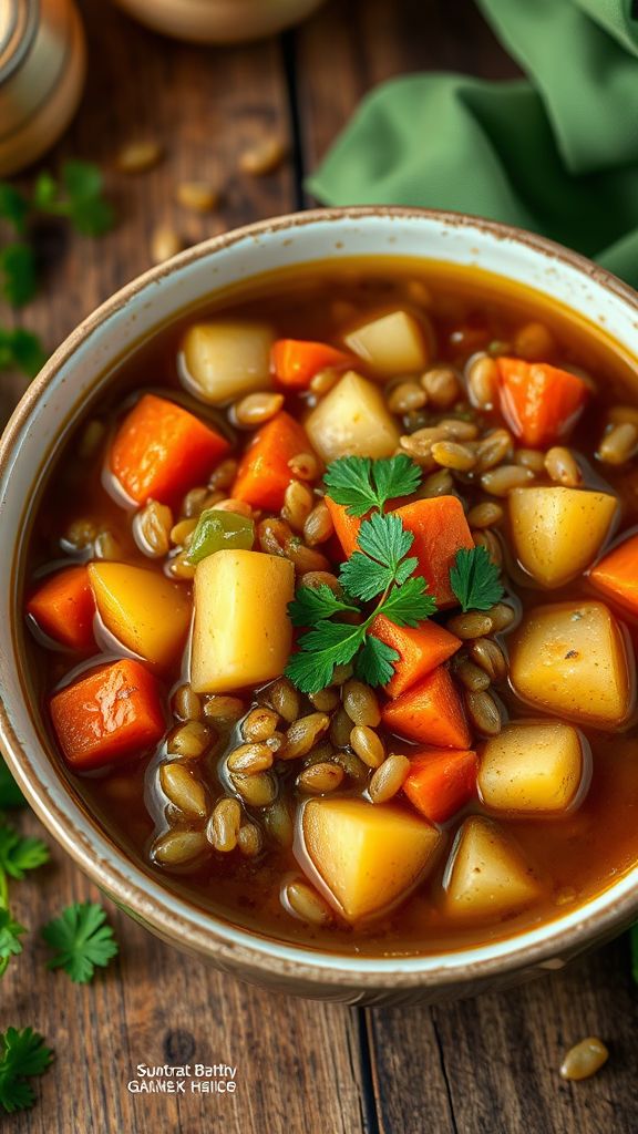 Vegetable and Barley St. Patrick's Stew