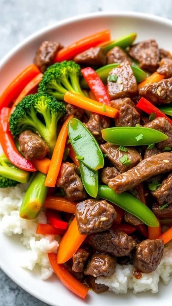 Veggie-Packed Beef Stir-Fry  