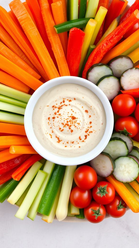 Veggie Platter with Zesty Dip