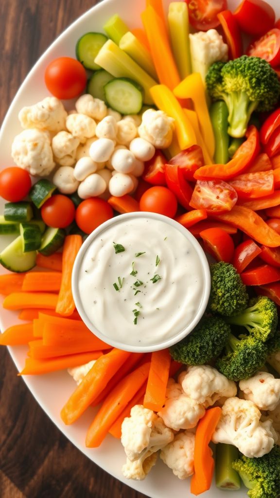 Victory Veggie Platter with Ranch Blitz  