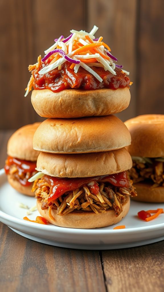 Zesty BBQ Jackfruit Sandwiches