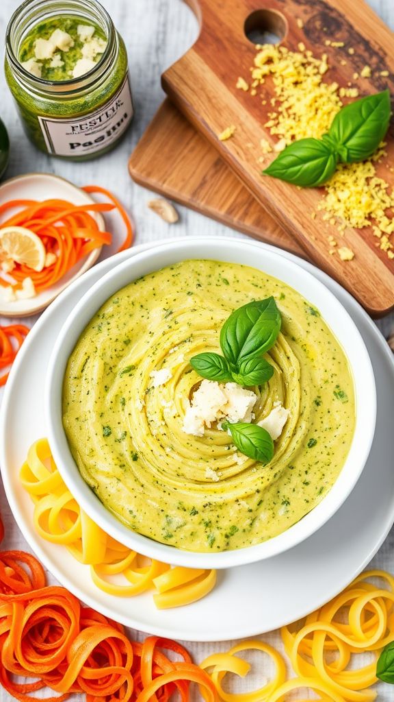 Zesty Lemon Basil Pesto  