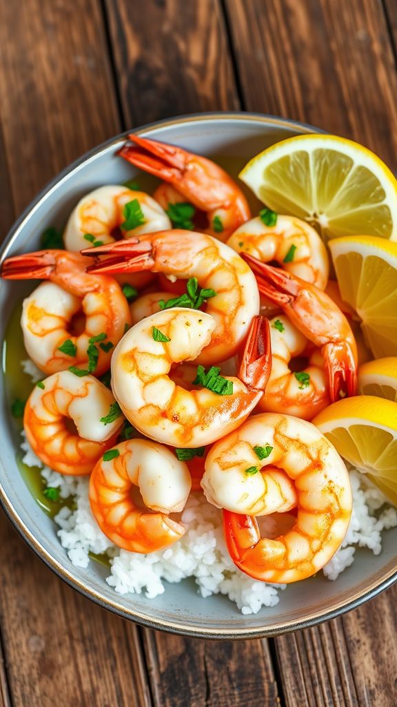 Zesty Lemon Garlic Shrimp