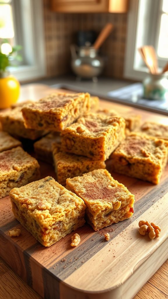 Zucchini Bread Breakfast Bars