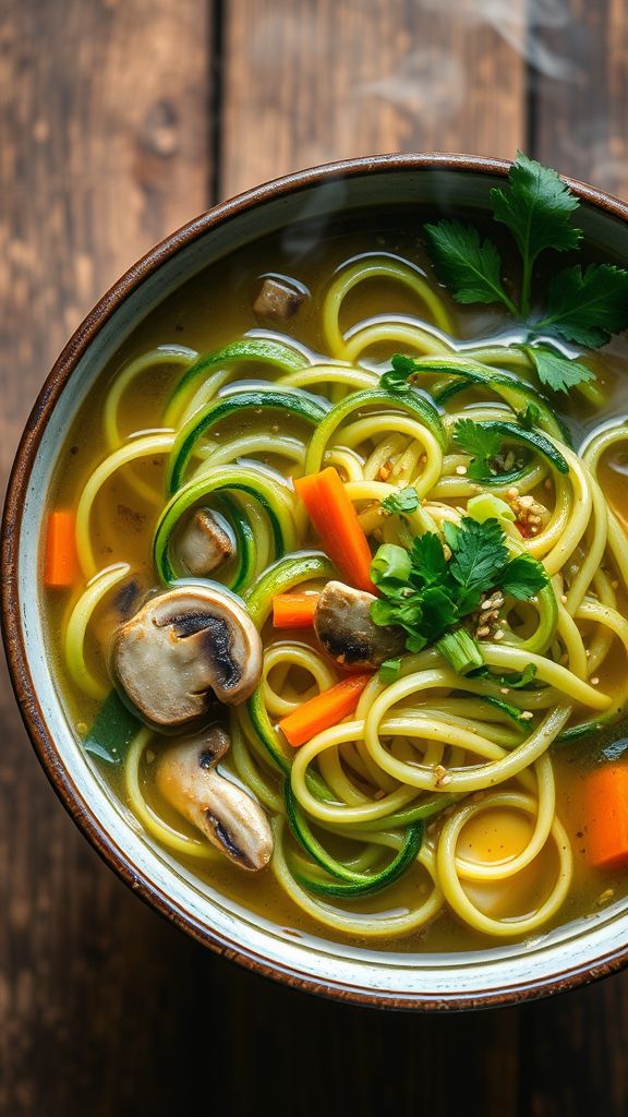 Zucchini Noodle Udon-style Soup