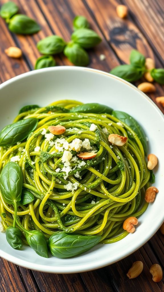 Zucchini Noodles with Pesto