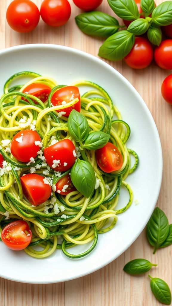 Zucchini Noodles with Pesto