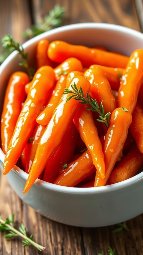 Apricot-Glazed Carrots with Thyme