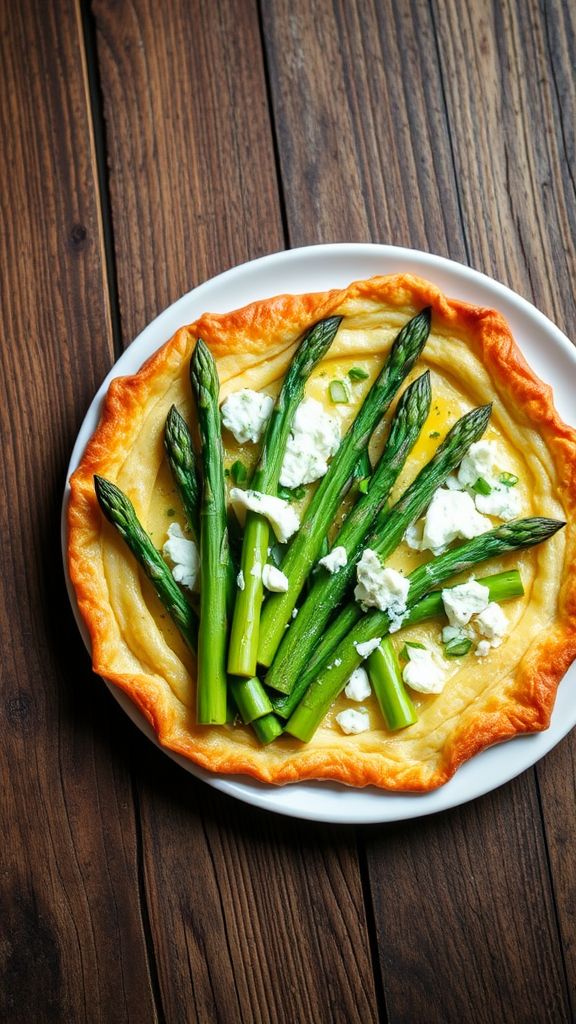 Asparagus and Goat Cheese Tart